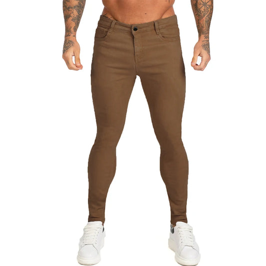 Gingtto - Brown Skinny Jeans