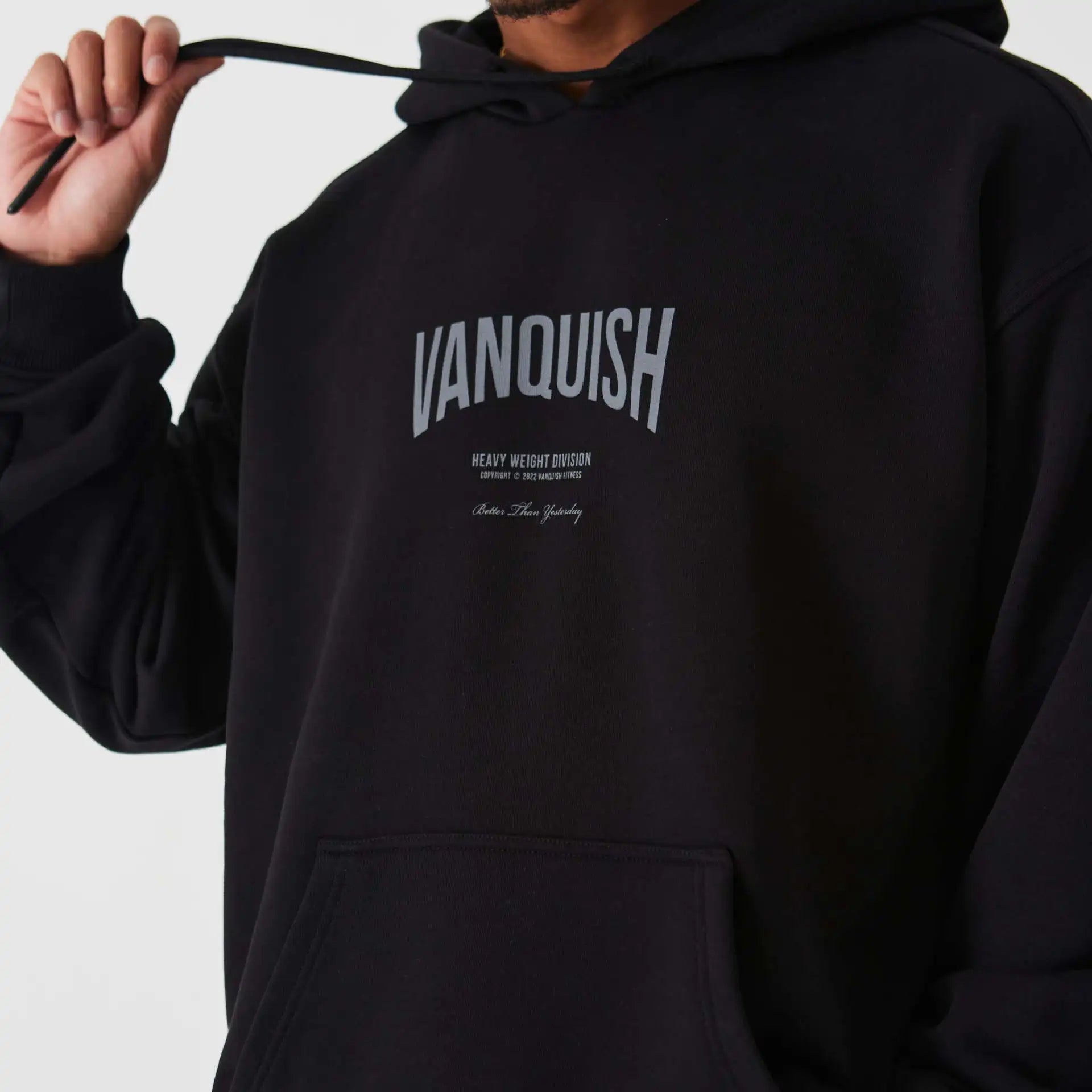 Vanquish Fitness - Men's Oversized Pullover Hoodie