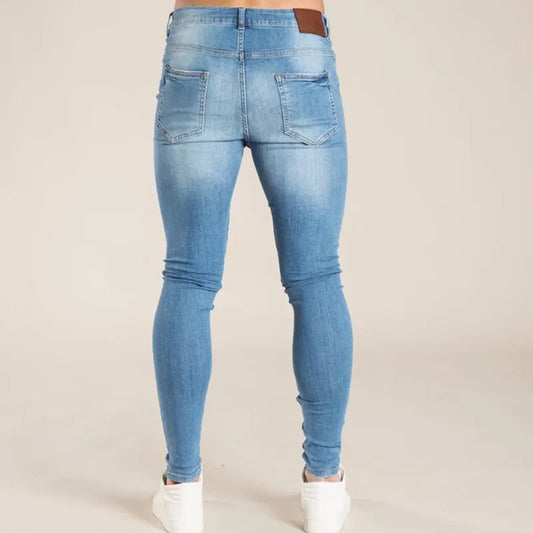 Hongye - Men's Skinny Elastic Jeans