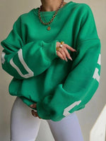 Combhasaki - Women's Grunge Loose Pullover Sweatshirts