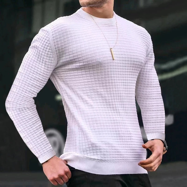 Steeze - Men's Casual Long Sleeve Slim Fit Knitted Sweater